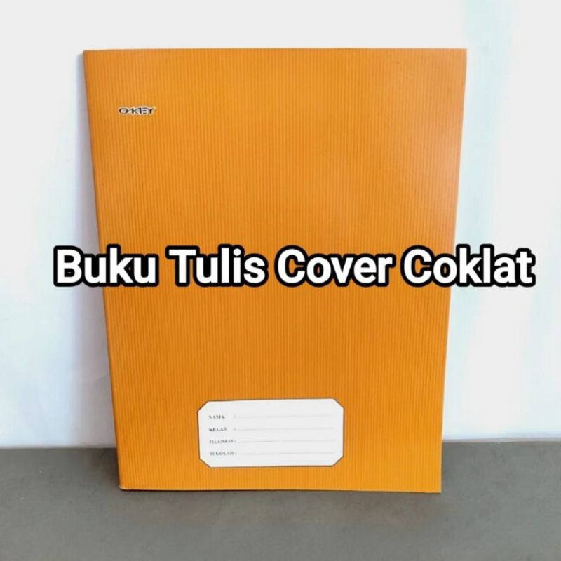 

5 Pcs Buku Tulis 38 Lembar Cover Coklat UKURAN KWARTO