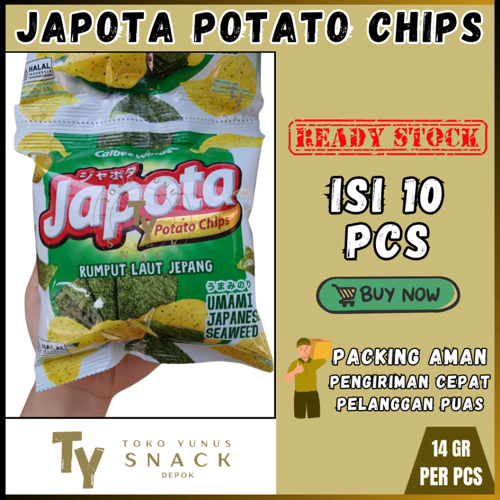 

JAPOTA POTATO CHIPS ISI 10PCS @14GR