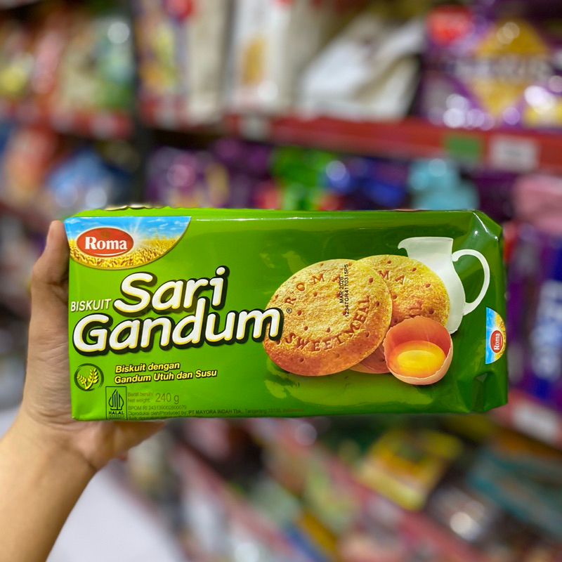 

Roma Biskuit Sari Gandum 240gr