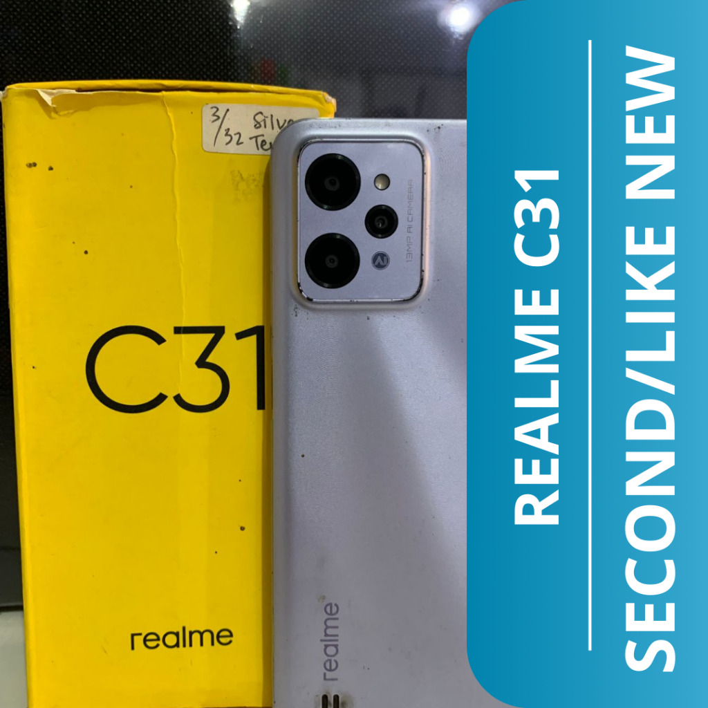 HP SECOND REALME C31 3/32GB / REALME C31 HP SECOND