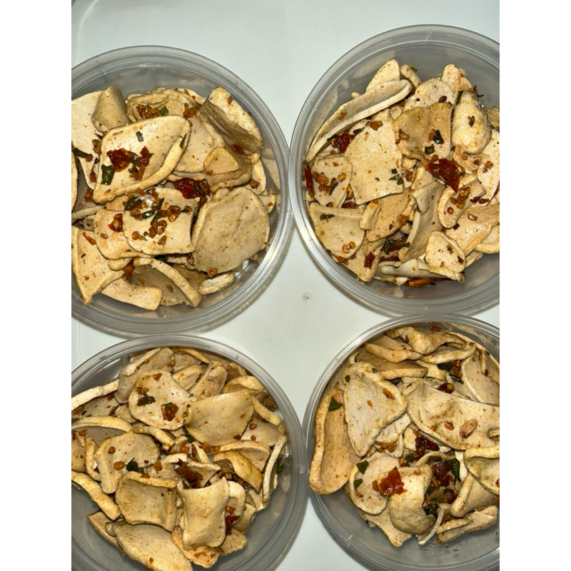 

Basreng pedas daun jeruk