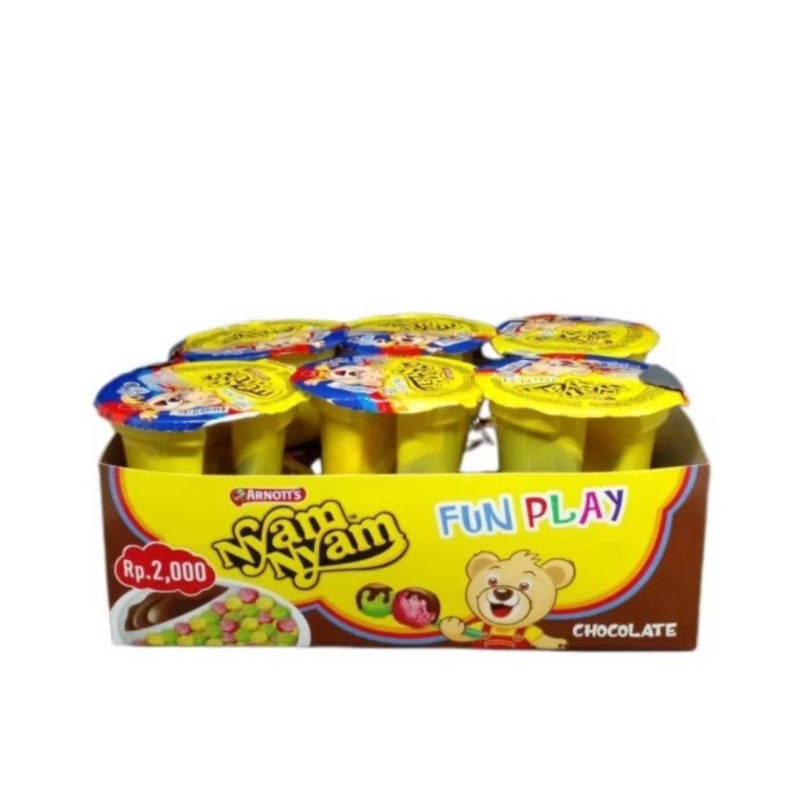 

Nyam Nyam Rice Crispy Fun Play 11 gr 1 pak isi 12 pcs