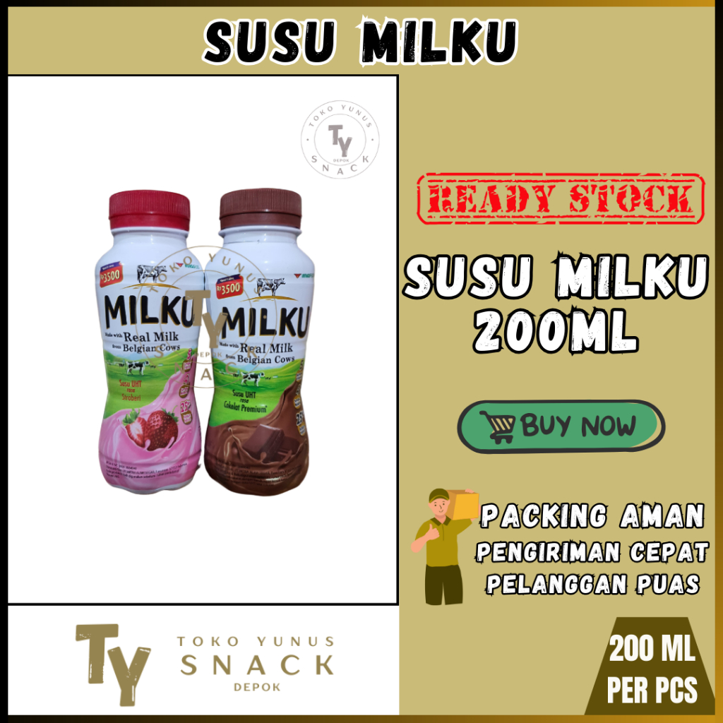 

MILKU SUSU UHT COKLAT STRAWBERRY 200ML