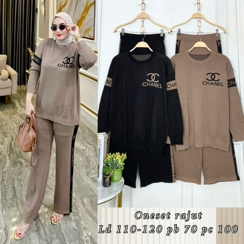 setelan celana wanita rajut import setcel wanita setelan rajut wanita