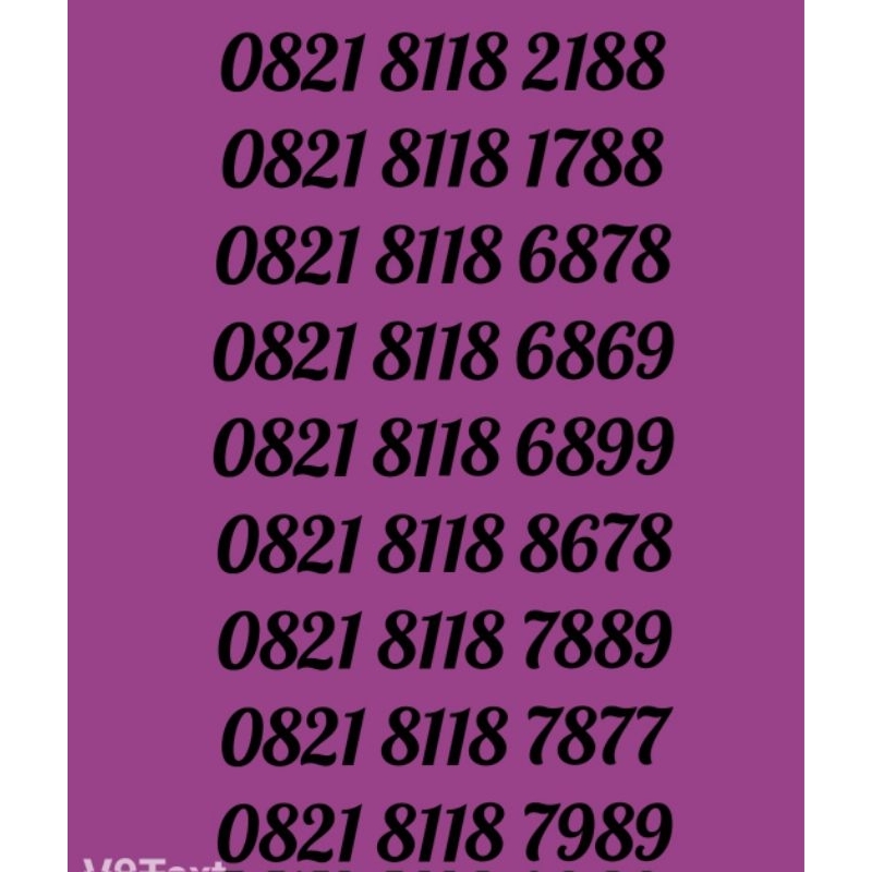 nomor cantik telkomsel seri 222 555