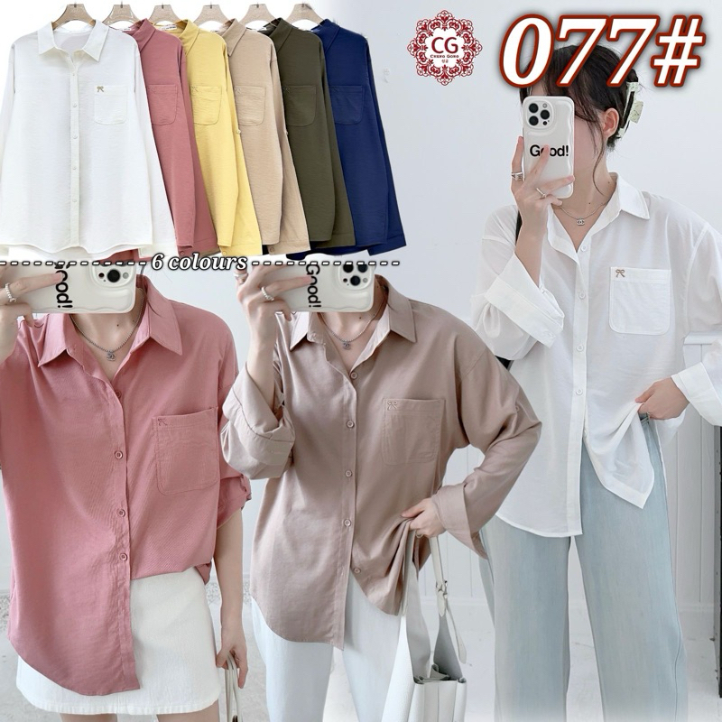 kemeja wanita soft suede import premium