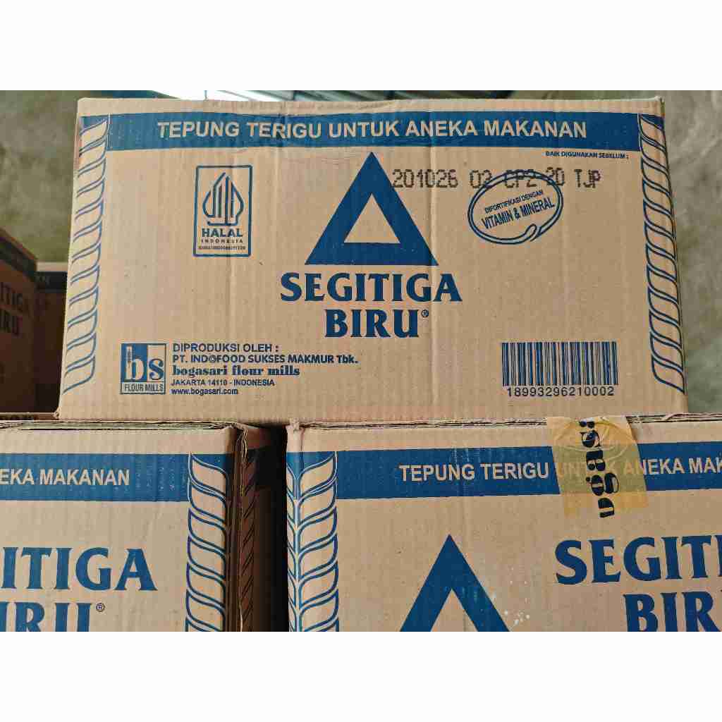 

Terigu Bogasari Segitiga Biru econo pack 1kg