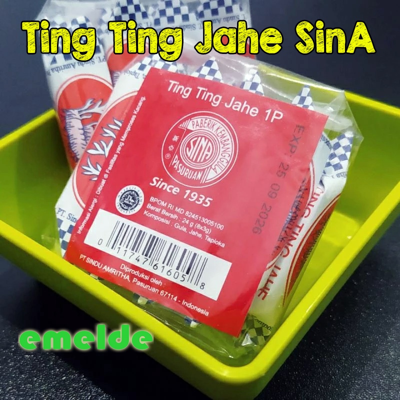 

Permen Ting Ting Jahe 1P Sin A