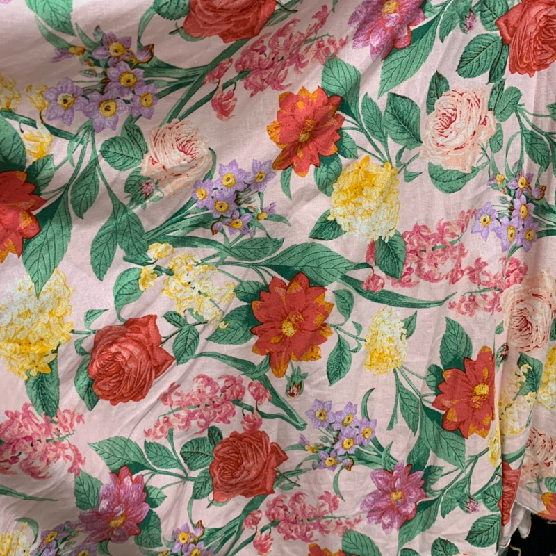 Kain cotton linen - Bahan Kain katun linen premium - Kain linen motif  - Kain katun motif - Kain kat