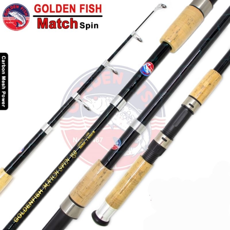 Joran Golden Fish Match Spin Pilihan Ukuran  210cm 240cm 270cm 300cm 360cm Nusa Pancingmart