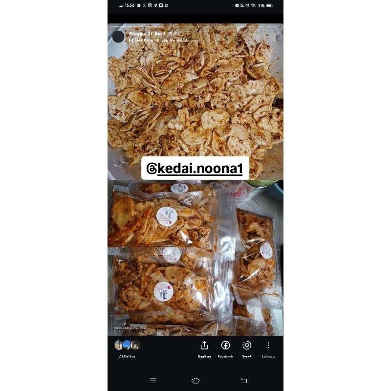 

Basreng Chili oil, makaroni kriuk