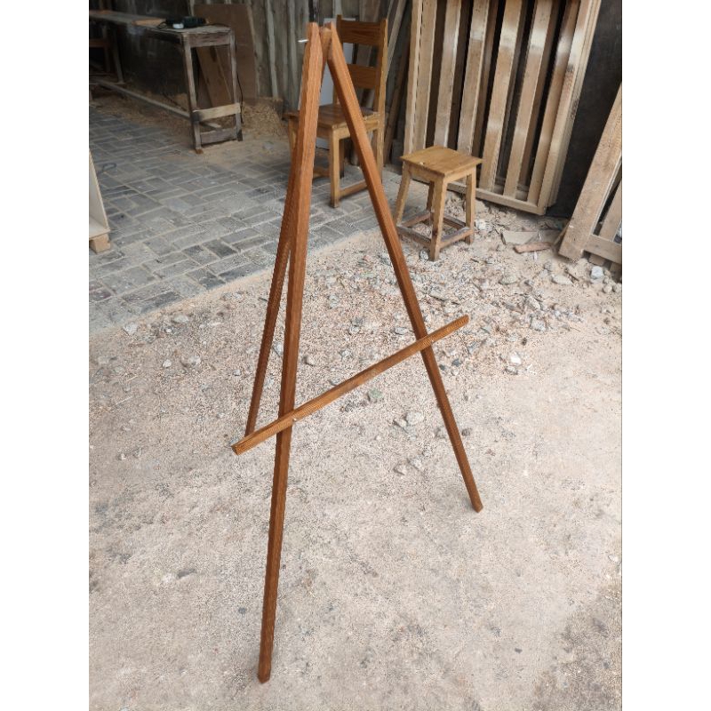 STAND KAYU PLITUR / STANDING TRIPOD KAYU WARNA