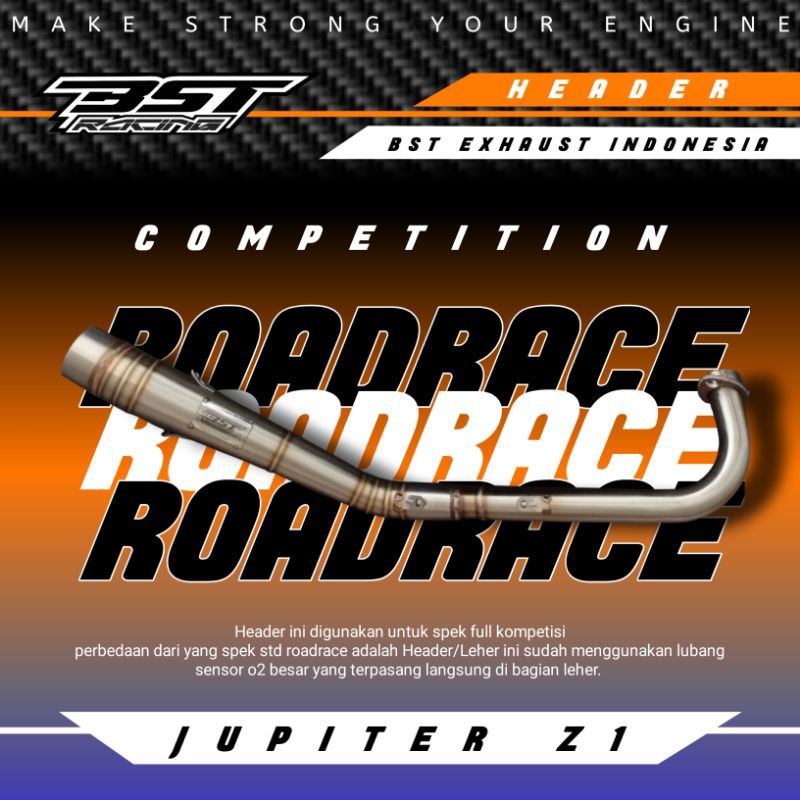 Header/Leheran Knalpot Jupiter Z1 BST RACING