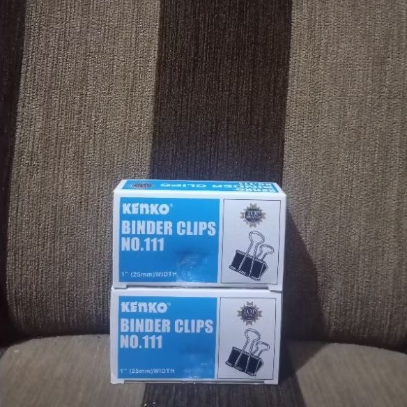 

Kenko binder clips no 111/penjepit binder 25mm/klip kertas
