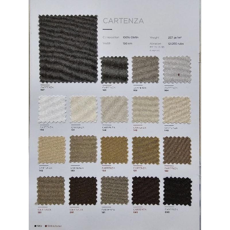 KAIN BAHAN OUTDOOR ATEJA COVER SOFA WATERPROOF SUNPROOF ATEJA - CARTENZA