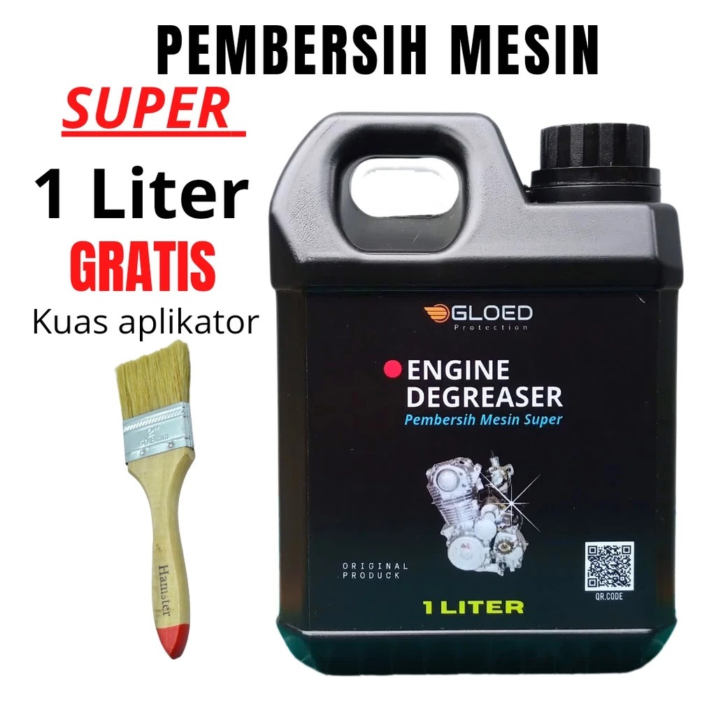 Gloed Engine Degreaser 1 Liter Pembersih Kerak Mesin Motor Pembersih Kerak Motor Kerak Mesin Mobil