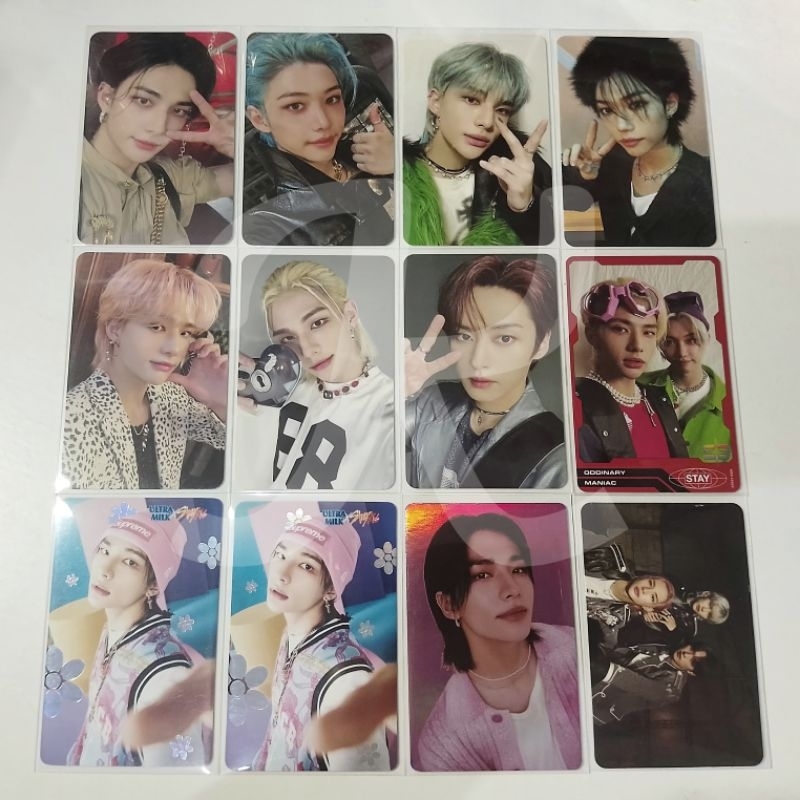 photocard pc straykids skz rock star lee know, music plant muplant hyunjin felix, 5 star ds digi, ma