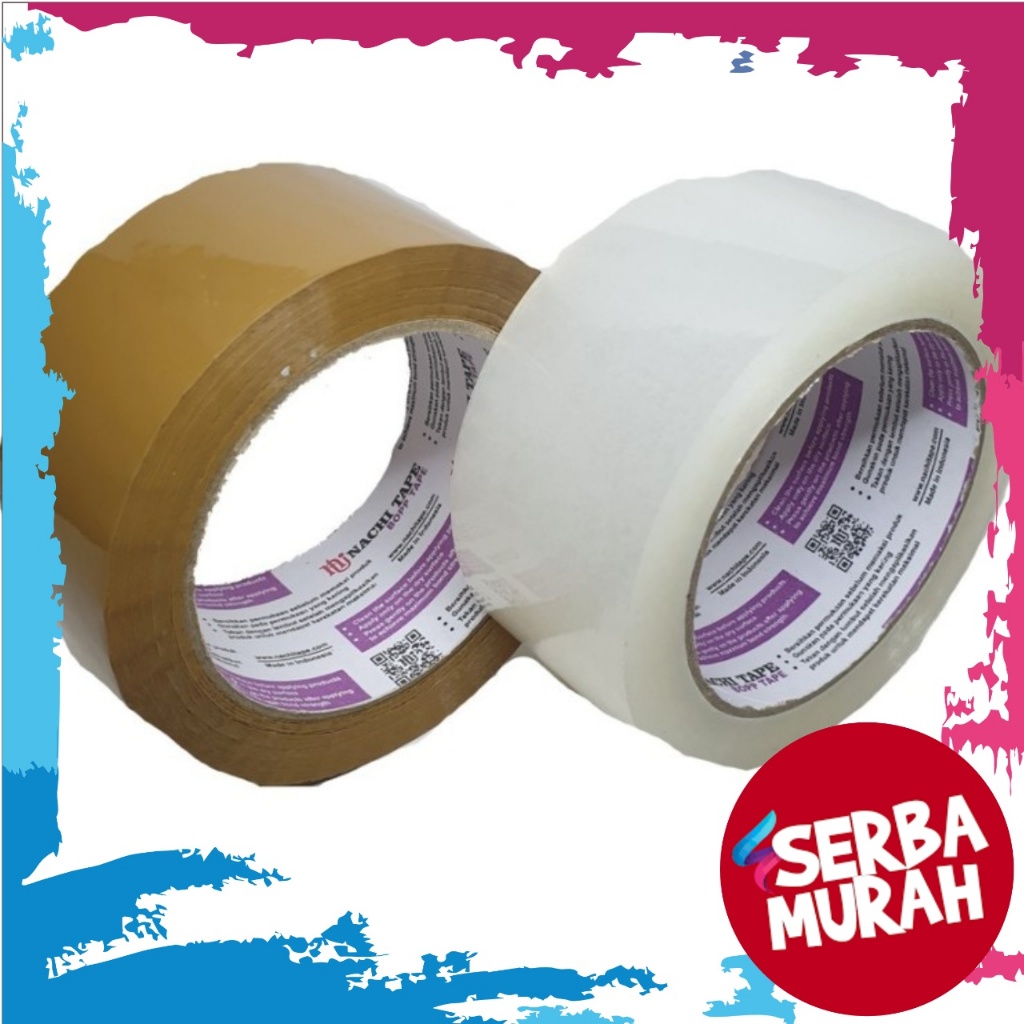

Nachi Lakban Opp Bening Coklat 2inch Isolasi Packing