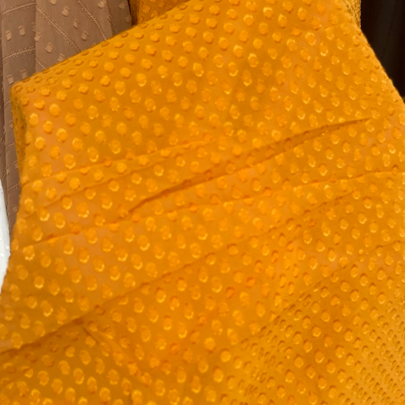 kain sifon rubbia embos - kain sifon rubbia polkadot premium - kain sifon uragiri - kain warna musta