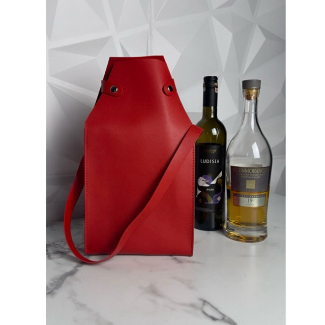 Wine Bag 2 - Tas botol minuman alkohol - Tas Wine, Soju, Bir, Whisky, Champagne, Beer