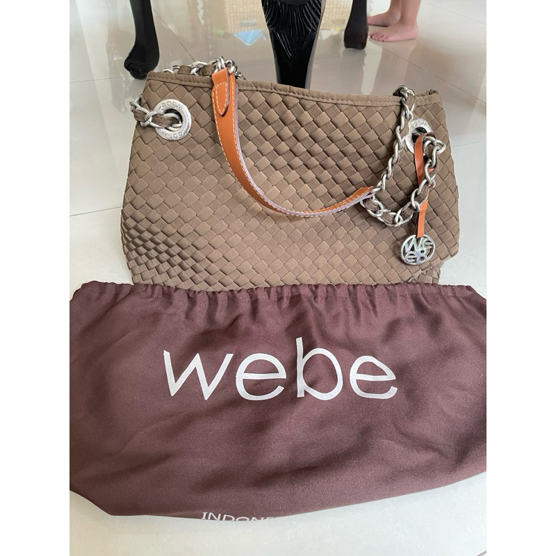 preloved tas webe warna coklat