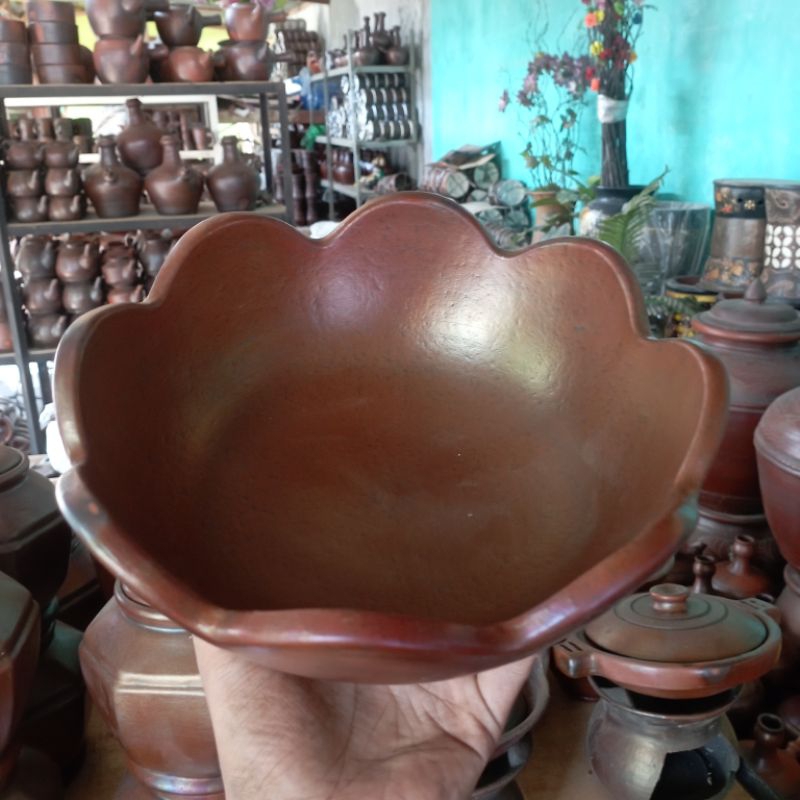 Piring Saji Piring Gerabah Tanah Liat