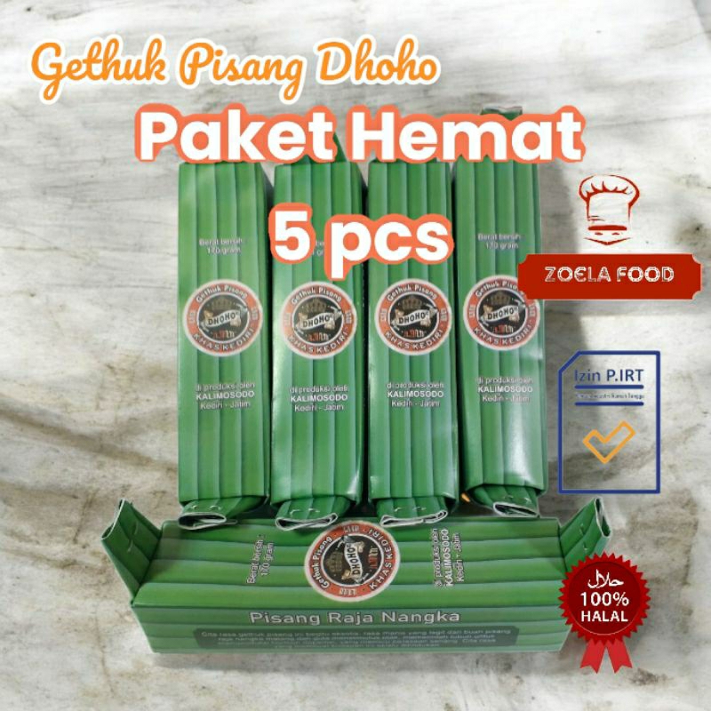 

Getuk gethuk getok Pisang DHOHO khas kediri Paket hemat 5pcs