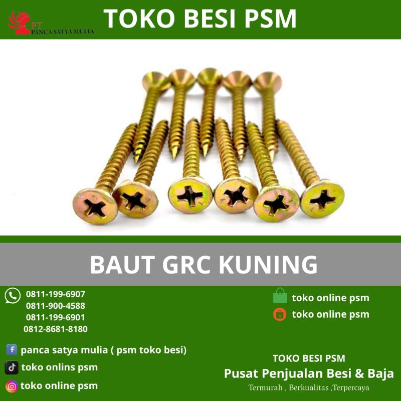 BAUT GRC KUNING 6 x 1 isi 100
