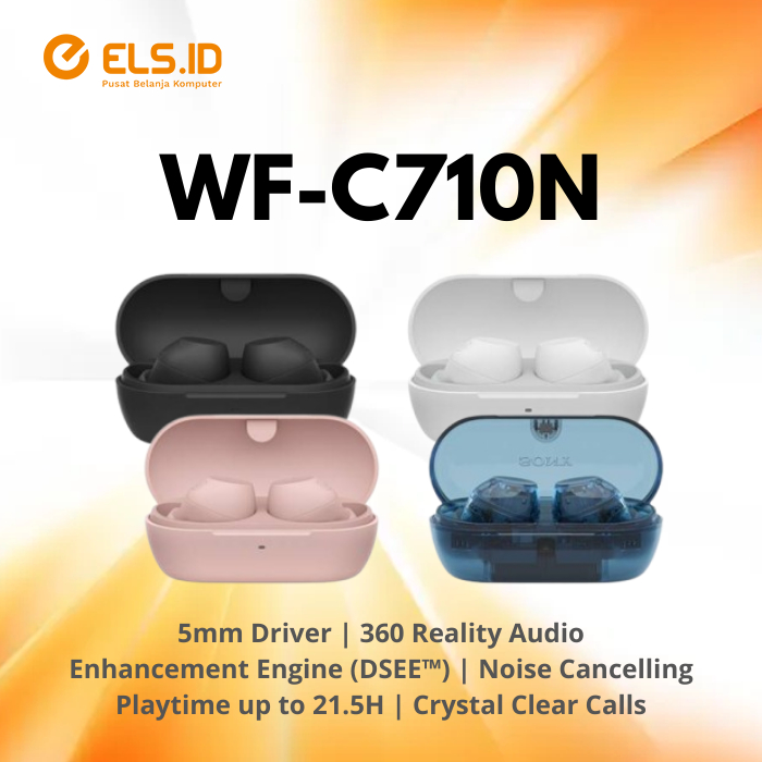 Sony WF-C710N Earphone Bluetooth TWS Noise Cancelling