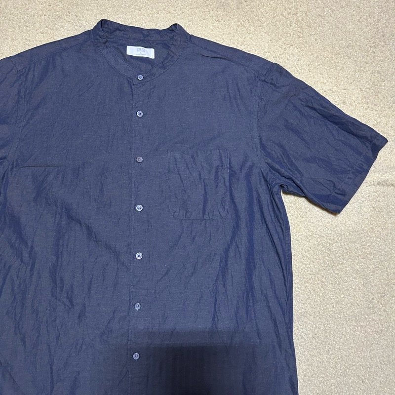 PRELOVED KEMEJA SANGHAI PENDEK UNIQLO