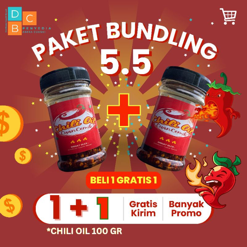 

Promo Chili Oil Beli 1 Gratis 1 Sambel Baso Aci Mie Instan Wonton Pangsit Basreng Otak otak