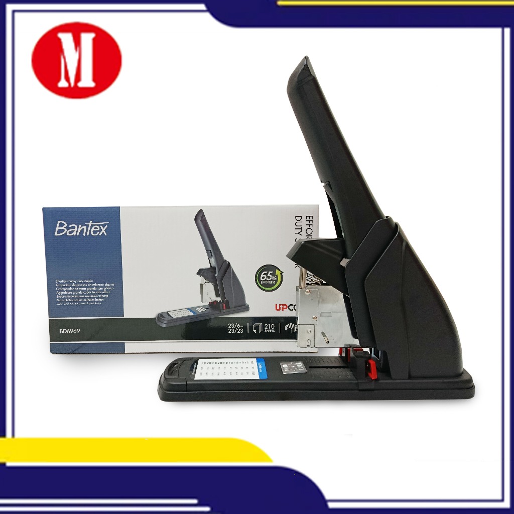 

Bantex Stapler Besar 65% Hemat Tenaga / Hekter Jilid 120 Hingga 210 Lembar BD6969
