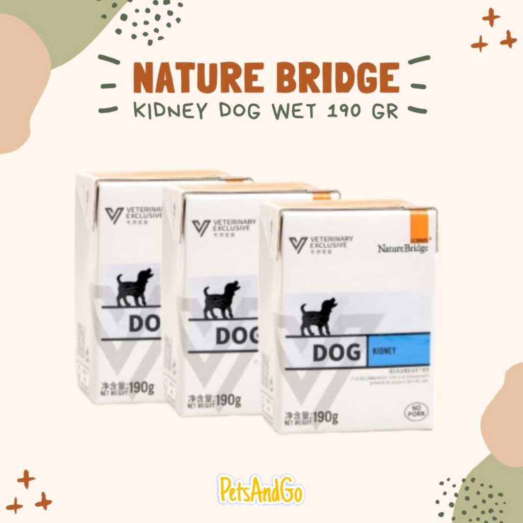 Nature Bridge Kidney Dog Wet Food 190gr / Nature Bridge Kidney