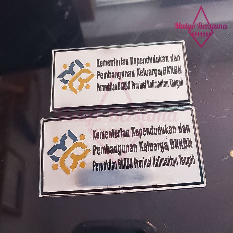 Pin Bros BKKBN Kemendukbangga Logam Lencana Pin BKKBN - Mulyo Bersama