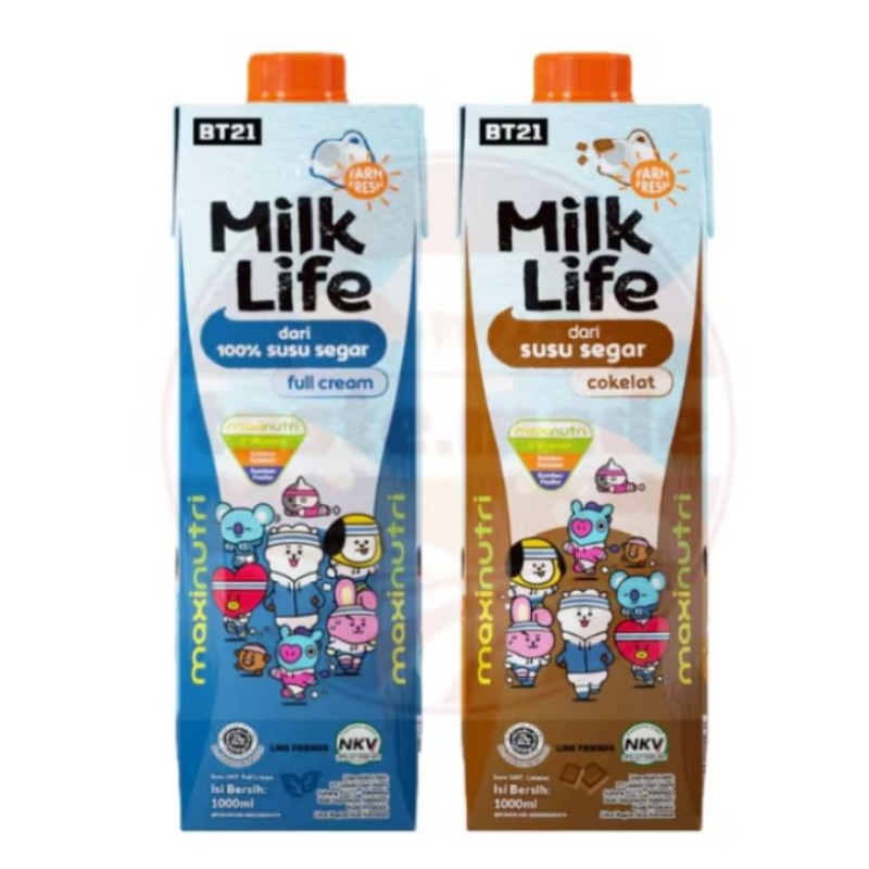 

Milk Life UHT 1L Vanila/Coklat murah