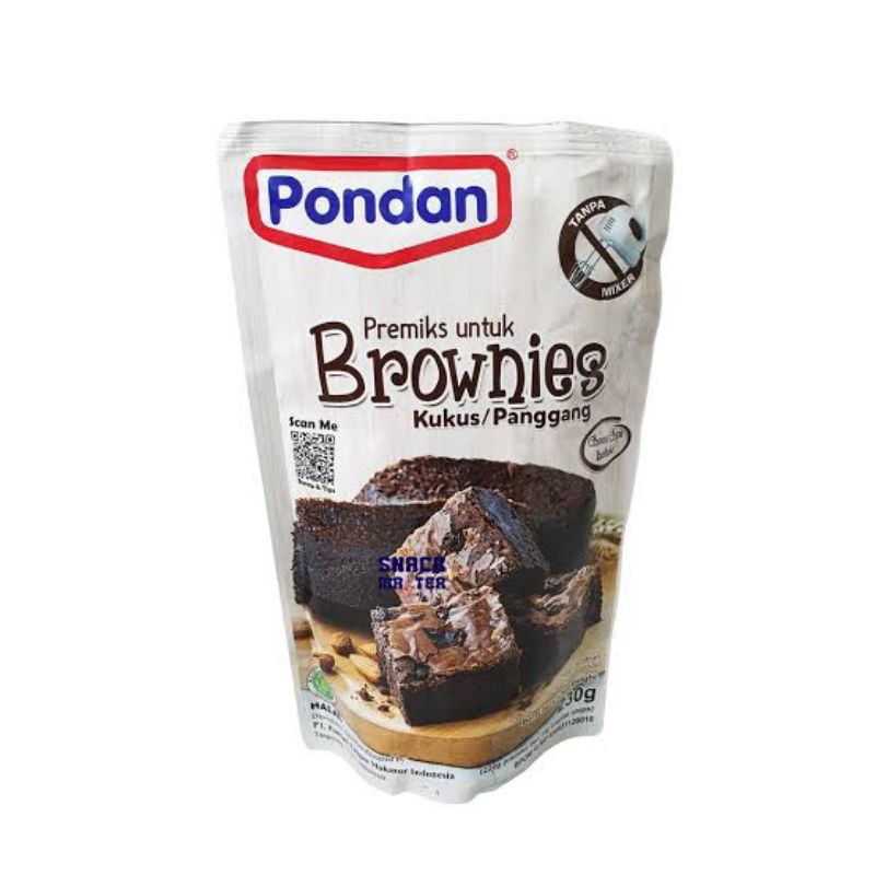 

pondan tepung premiks brownies kukus & panggang chocolate 230gr