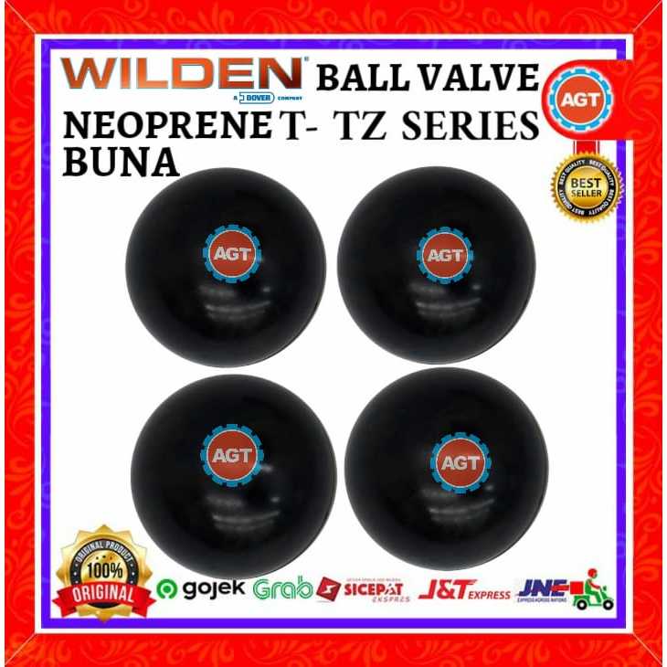 BALL VALVE WILDEN PUMP P/N 15-1080-52 BUNA WILDEN