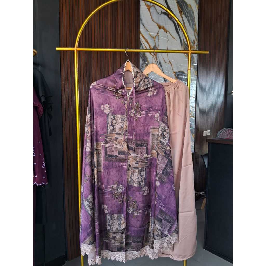 MUKENA DEWASA MAXMARA SILK MOTIF PREMIUM || MKNA MAX