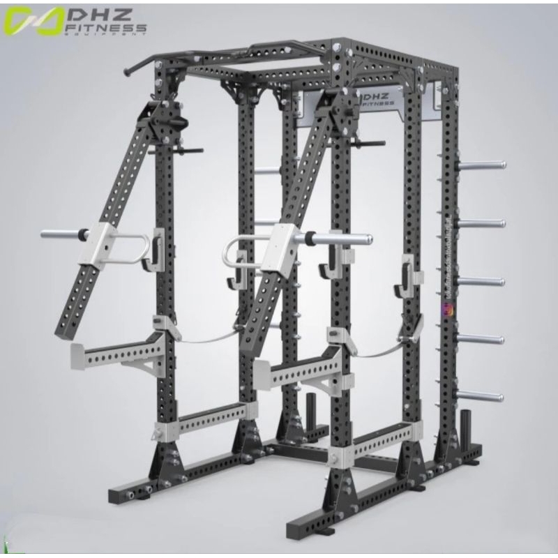 Alat Gym fitness dhz level Arm Rack dhz Comersil E6212B