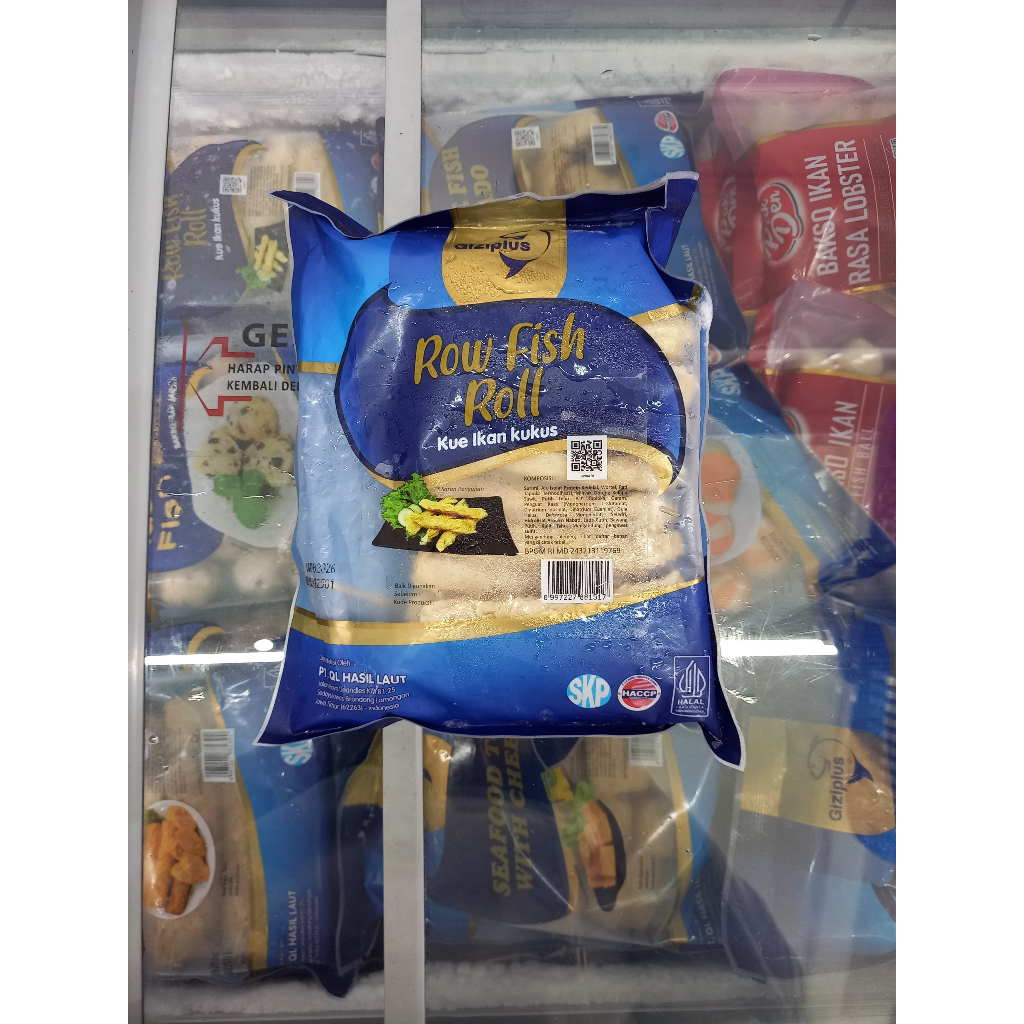 

Frozenfood GIZIPLUS Row Fish Roll 500gr