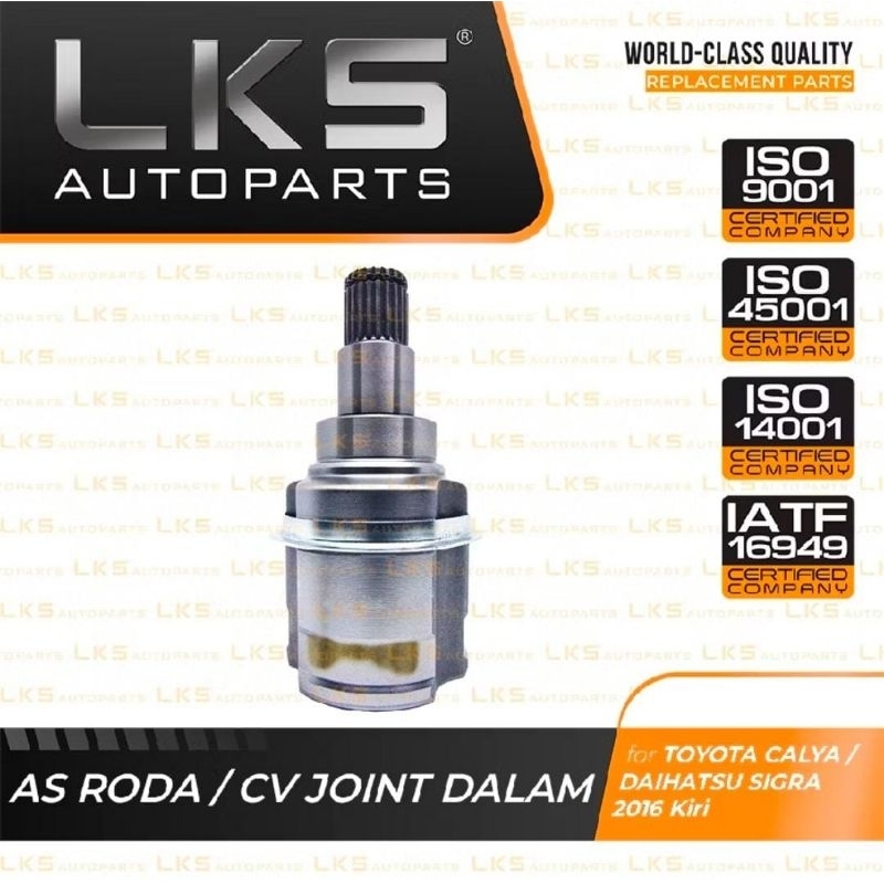 DA-787 CV JOINT AS RODA DALAM DAIHATSU CALYA/SIGRA 1.0/1.2 >2016 LH LKS