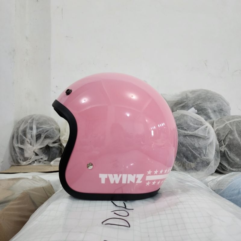 Helm Bogo Twinz Pink Glossy
