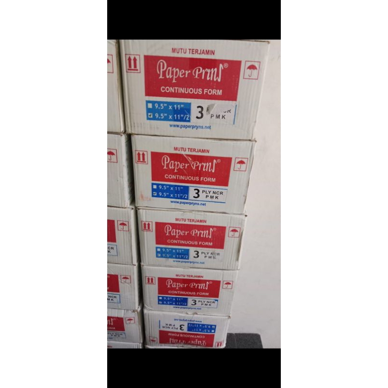 

PAPERPRINT CONTINUOUS FORM NCR 3 PLY BAGI 2 (9, 5" X 11/2) ISI -+ 1.000 LEMBAR 3 WARNA
