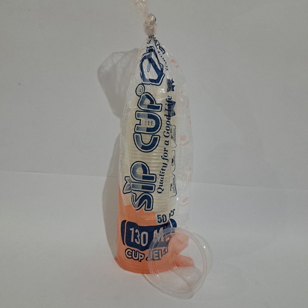 1 DUS 2000 PCS CUP 130ML GELAS PUDING PLASTIK AGAR JELLY MINI ICE CREAM SIP TEBAL ESKRIM SAUS GOJEK