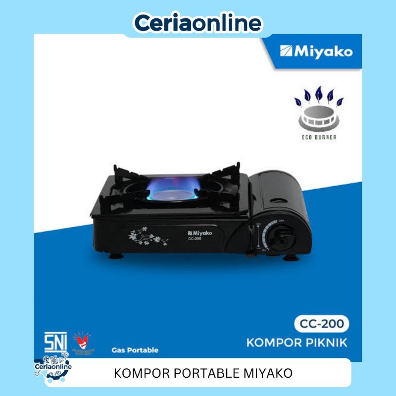 Kompor Portable / Kompor Piknik MIYAKO CC-200