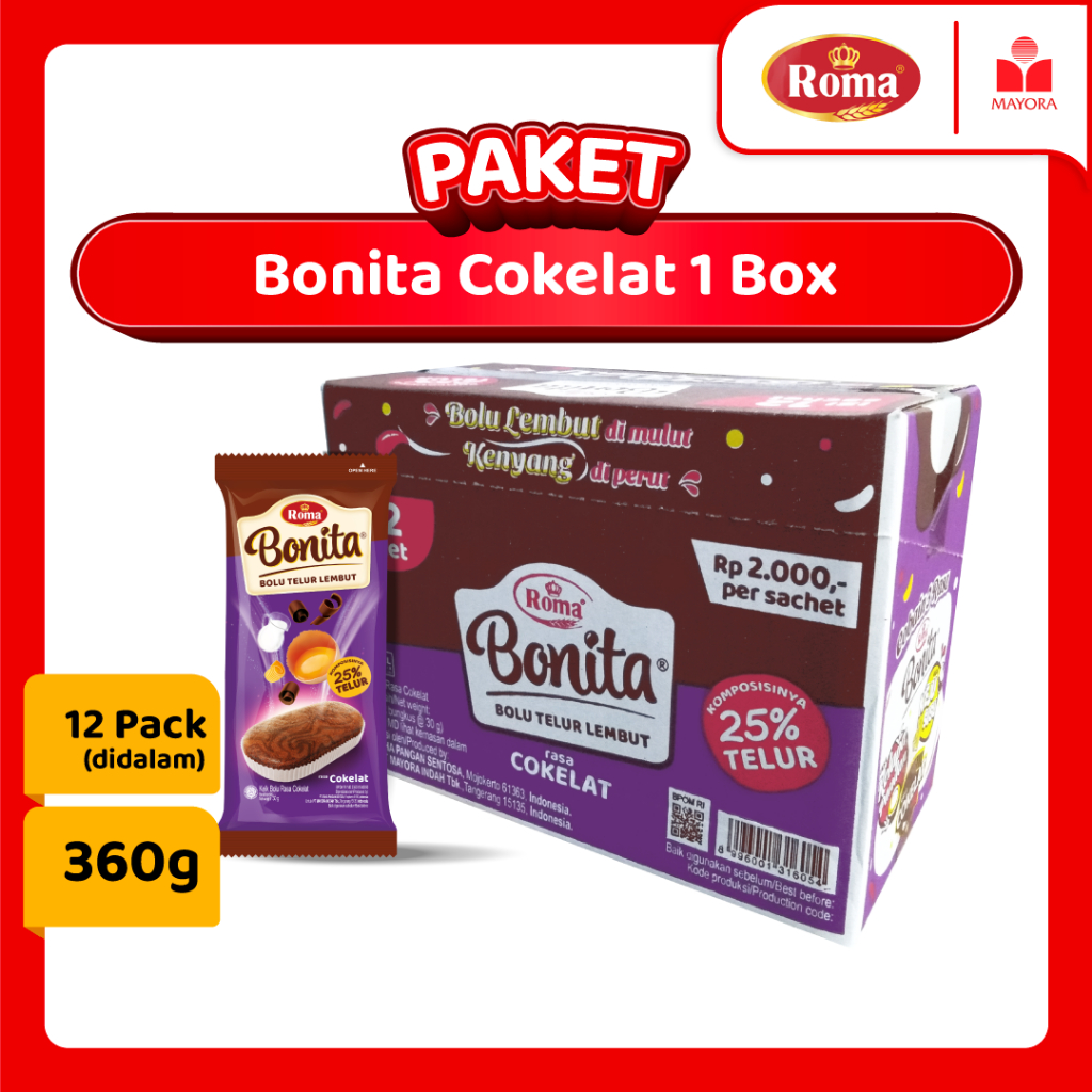 

Roma Bonita Cokelat Paket 1 Box