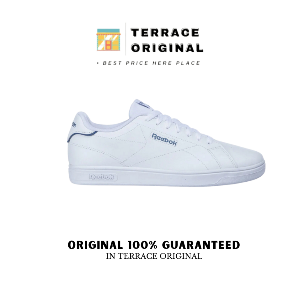 Sepatu Reebok Court Clean White Blue