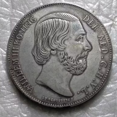 Koin kuno Willem 2,5 G 1818