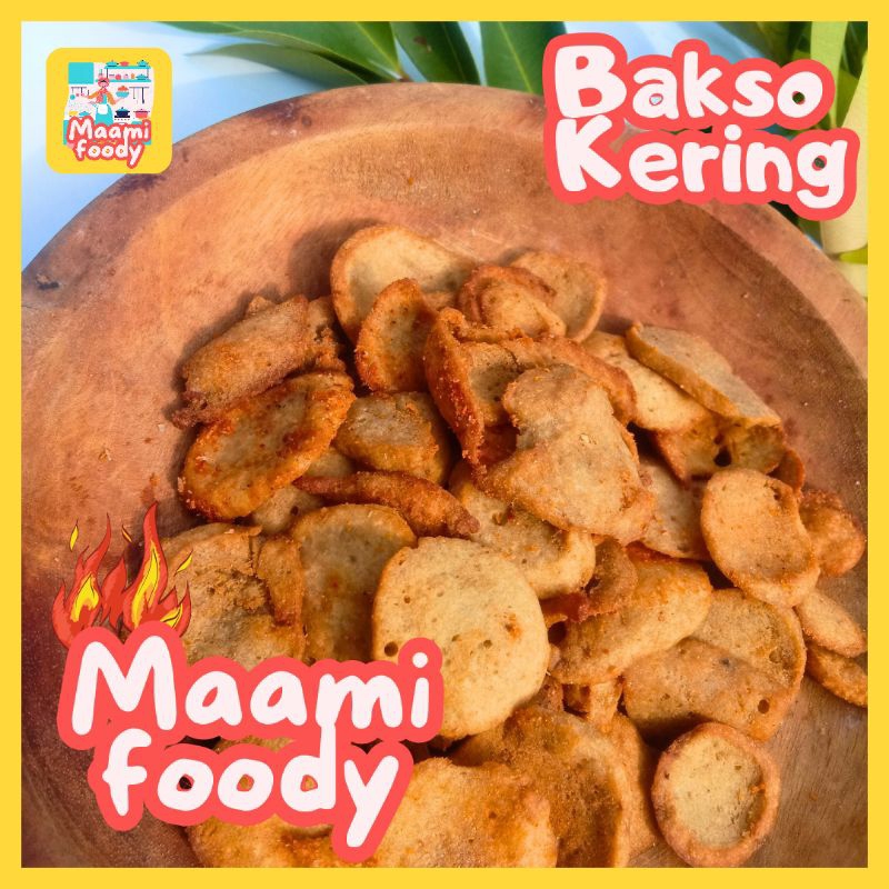 

100gr Bakso kering Balado pedas | Maamifoody Homemade | Renyah & Pedas