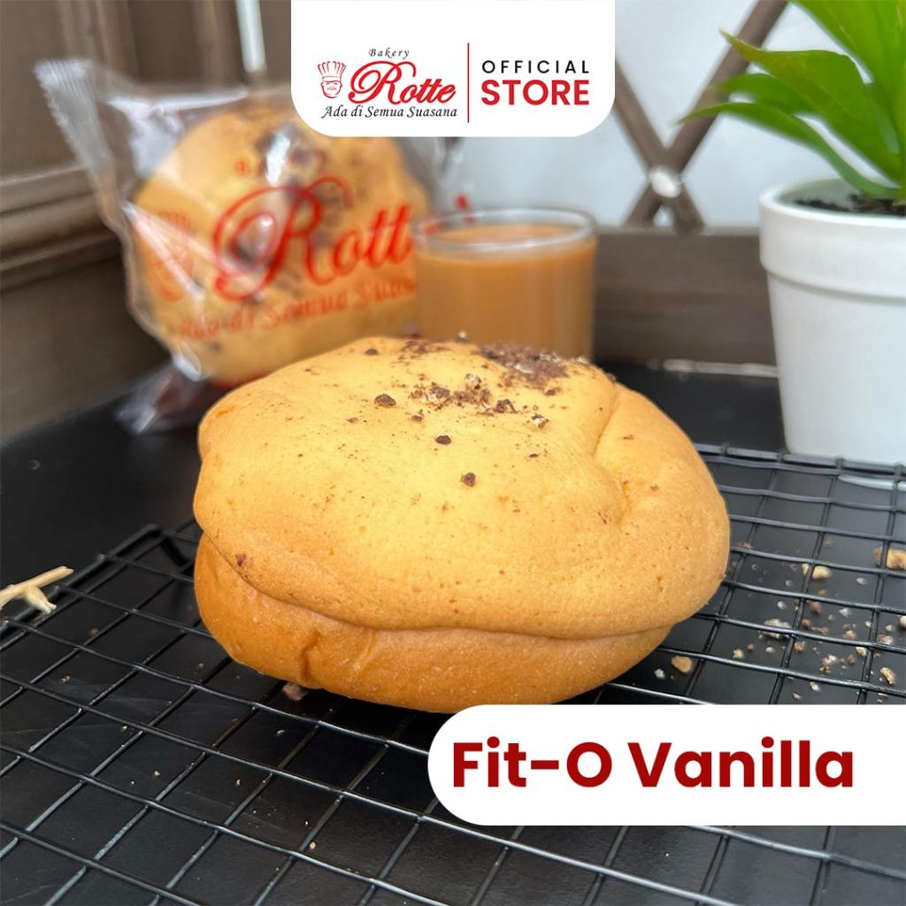 

Roti Fit'O Vanila Satuan Roti Kopi Vanilla Rotte Factory Harau Sumatra Barat Ukuran 50 Gram